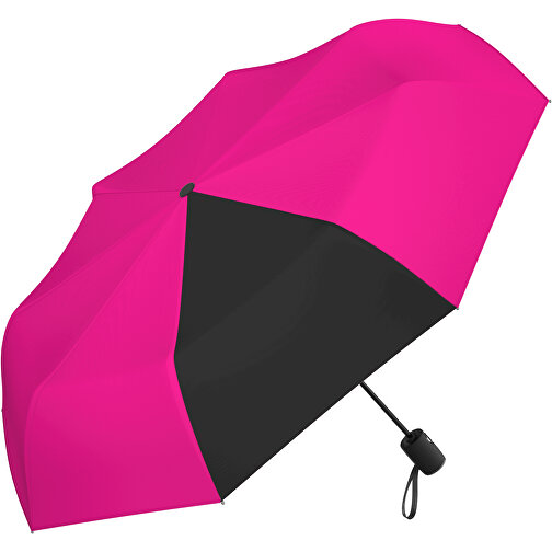 Regenschirm AOC Hamburg , pink / schwarz, 100% Polyester Pongee, 30,00cm (Länge), Bild 1