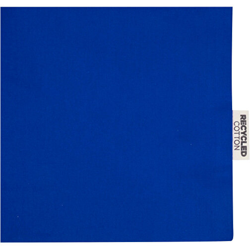 Odessa 220 G/m² Baumwoll Tragetasche Aus GRS Recycelter Baumwolle, Groß , royalblau, GRS-zertifizierte, recycelte Baumwolle, 57,00cm x 42,00cm x 16,50cm (Länge x Höhe x Breite), Bild 6