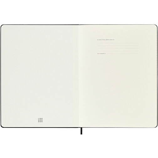 Moleskine Hardcover 12 Monate Wochenkalender XL , schwarz, FSC certified paper, 25,00cm x 19,00cm (Länge x Breite), Bild 5