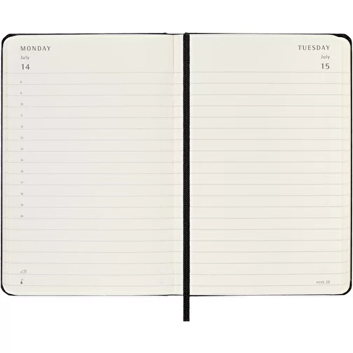 Moleskine hard cover 12 måneders daglig lommekalender, Billede 6