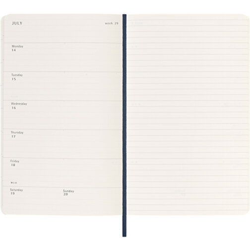 Moleskine Softcover 12 måneders ugekalender L, Billede 6