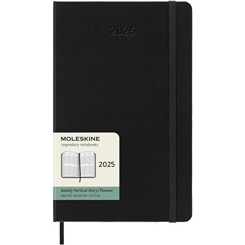 Moleskine Hardcover 12 miesiecy kalendarz tygodniowy L pionowy, Obraz 1