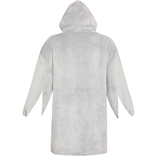 Denali GRS Hoodie-Decke , grau, Sherpa 100% GRS zertifiziertes recyceltes Polyester, 190 g/m2, 100,00cm x 75,00cm (Länge x Breite), Bild 5