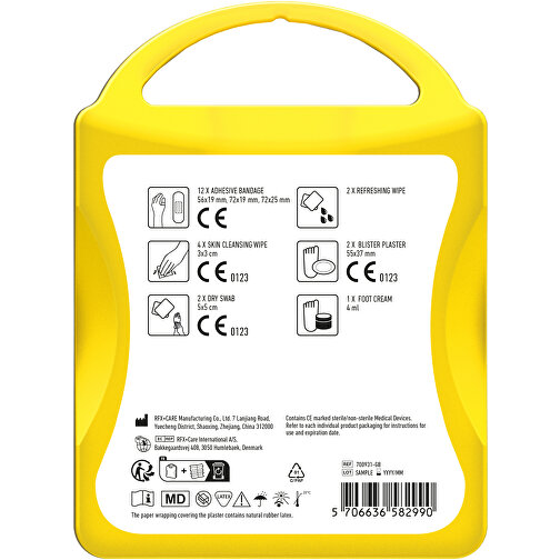 MyKit Aktiver Lebensstil , gelb, PP Kunststoff, 10,00cm x 13,40cm x 3,00cm (Länge x Höhe x Breite), Bild 3