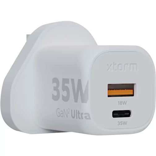 Xtorm XEC035 GaN² Ultra 35 W–vegglader – støpsel for Storbritannia, Bilde 6