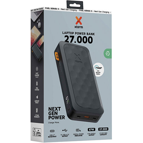 Xtorm FS5271 Serie Fuel 27.000 mAh 67 W banca di alimentazione, Immagine 3