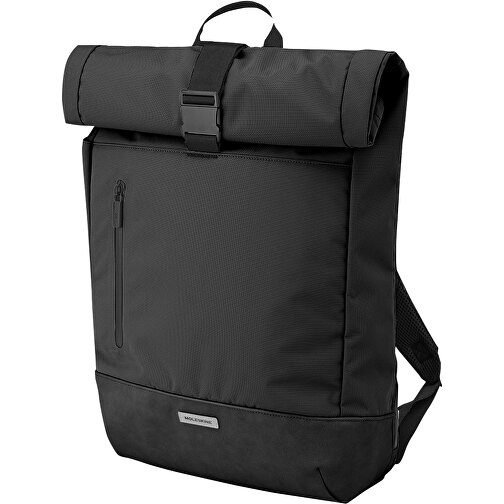 Moleskine Metro Rolltop Rucksack , schwarz, Rilsan® Polyamid, 32,00cm x 19,70cm x 13,00cm (Länge x Höhe x Breite), Bild 1