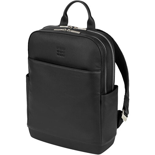 Moleskine Classic Pro Rucksack Aus Leder , schwarz, Leder, 32,00cm x 41,50cm x 12,00cm (Länge x Höhe x Breite), Bild 1