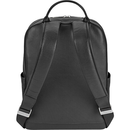 Moleskine Classic Rucksack Aus Leder , schwarz, Leder, 32,00cm x 37,00cm x 12,00cm (Länge x Höhe x Breite), Bild 2