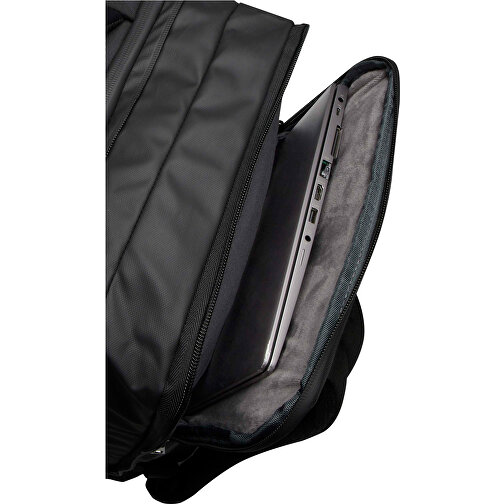 Expedition Pro 35L, 17' GRS Recycelter Erweiterbarer Laptop-Rucksack , schwarz, GRS zertifiziertes recyceltes Polyester, 31,00cm x 48,00cm x 15,00cm (Länge x Höhe x Breite), Bild 7