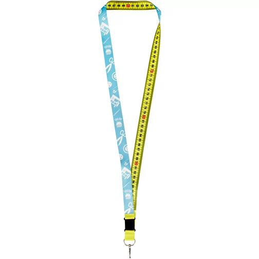 Isla lanyard på 1 meter med sublimationstryk og sikkerhedsspænde, Billede 1