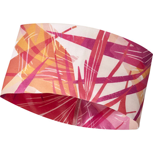 Lily Sublimation-Stirnband Aus RPET , weiß, Polyester, Recycled PET, 10,00cm x 25,00cm x 1,00cm (Länge x Höhe x Breite), Bild 1