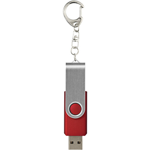 Rotate Mit Schlüsselanhänger USB-Stick , rot MB , 65 GB , Kunststoff, Aluminium MB , 5,80cm x 1,90cm x 1,00cm (Länge x Höhe x Breite), Bild 3