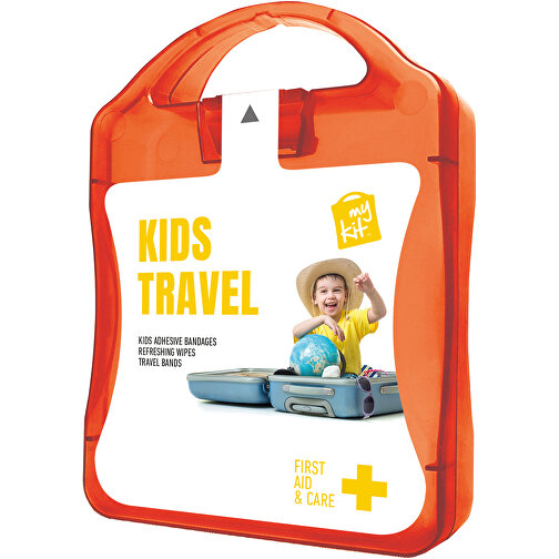 MyKit Kinderreiseset , rot, PP Kunststoff, 10,00cm x 13,40cm x 3,00cm (Länge x Höhe x Breite), Bild 1