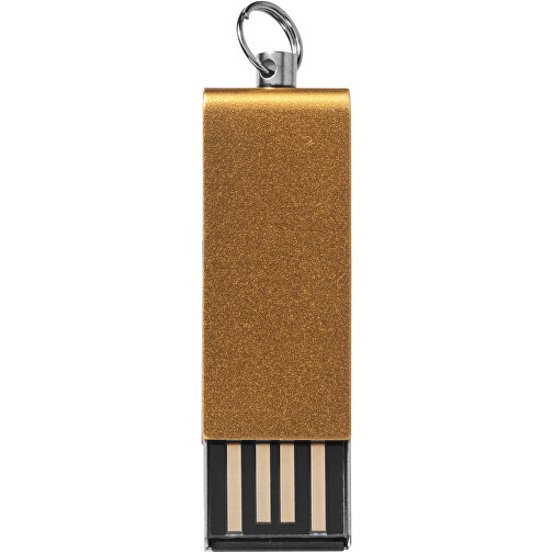 Mini Rotate USB-Stick , gold MB , 65 GB , Aluminium MB , 3,30cm x 1,60cm x 0,60cm (Länge x Höhe x Breite), Bild 3