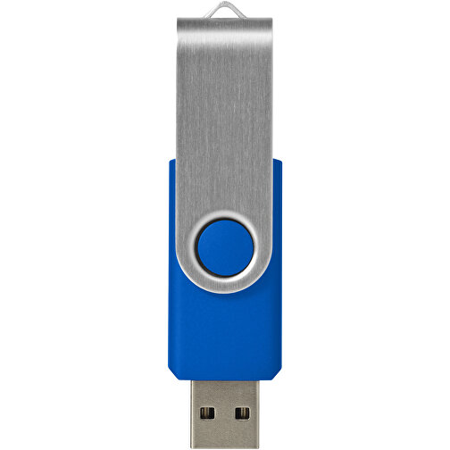 Rotate-basic USB-Stick 3.0 , mittelblau MB , 65 GB , Kunststoff, Aluminium MB , 5,80cm x 1,90cm x 1,00cm (Länge x Höhe x Breite), Bild 3