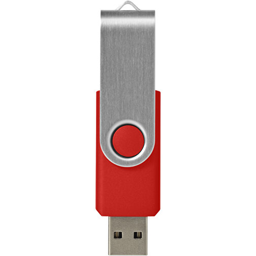 Rotate-basic USB-Stick 3.0 , hellrot MB , 65 GB , Kunststoff, Aluminium MB , 5,80cm x 1,90cm x 1,00cm (Länge x Höhe x Breite), Bild 3