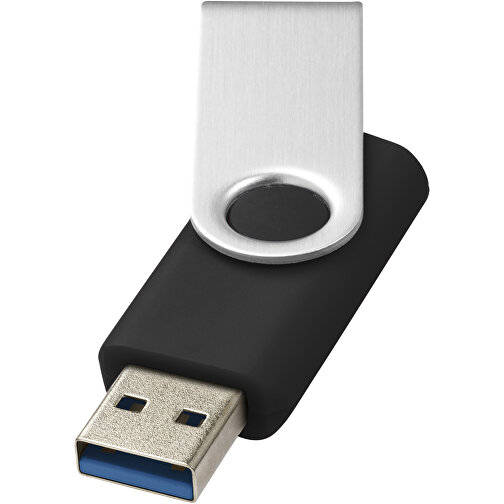 Rotate-basic USB-Stick 3.0 , schwarz MB , 128 GB , Kunststoff, Aluminium MB , 5,80cm x 1,90cm x 1,00cm (Länge x Höhe x Breite), Bild 1