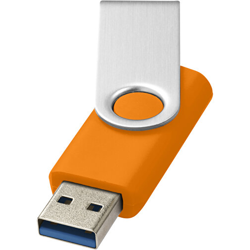 Rotate-basic USB-Stick 3.0 , orange MB , 128 GB , Kunststoff, Aluminium MB , 5,80cm x 1,90cm x 1,00cm (Länge x Höhe x Breite), Bild 1