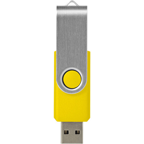 Rotate-basic USB-Stick 3.0 , gelb MB , 65 GB , Kunststoff, Aluminium MB , 5,80cm x 1,90cm x 1,00cm (Länge x Höhe x Breite), Bild 3