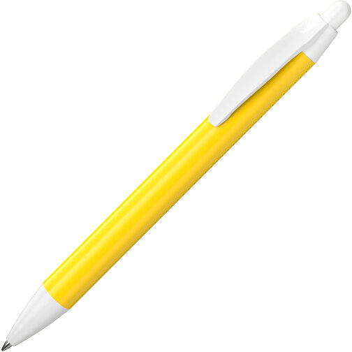 BIC® Wide Body™ Kugelschreiber , BiC, goldgelb / weiß, Kunststoff, 1,50cm x 11,60cm (Länge x Breite), Bild 1