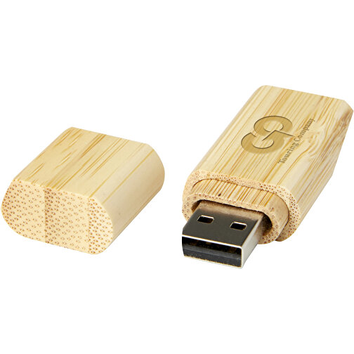 Clé USB 2.0 en bambou avec porte-clés, Image 2