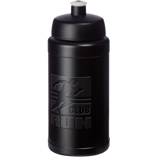 Baseline Rise 500 Ml Sportflasche , schwarz, HDPE Kunststoff, PP Kunststoff, 18,50cm (Höhe), Bild 1