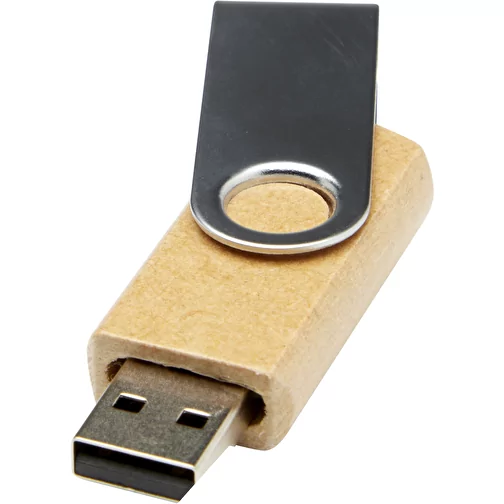 Memoria USB 2.0 de papel reciclado 'Rotate', Imagen 1