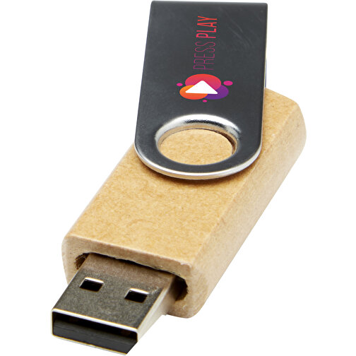 Rotate USB stick 2.0 lavet af genbrugspapir, Billede 2