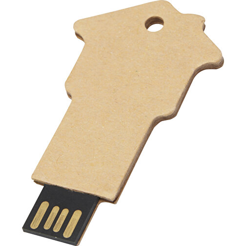 Chiavetta USB 2.0 di House in carta riciclata, Immagine 1