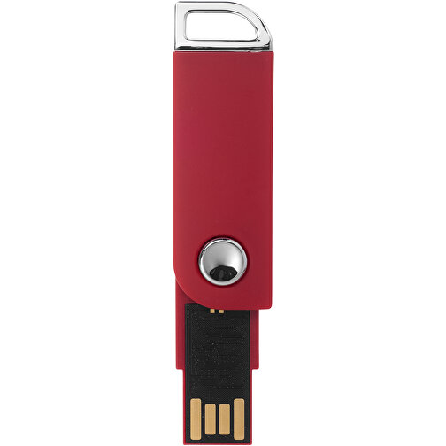 Swivel Rectangular USB-Stick , rot MB , 65 GB , Kunststoff MB , 5,40cm x 1,70cm x 0,70cm (Länge x Höhe x Breite), Bild 4