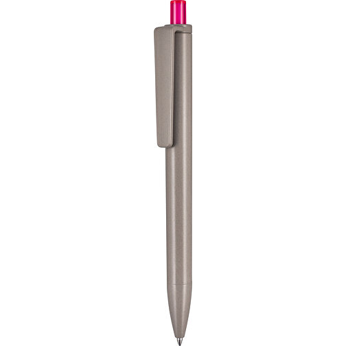 Kugelschreiber ALGO-PEN , Ritter-Pen, natur / magentapink, Algoblend PLA-ENP 20-002, 14,50cm (Länge), Bild 1