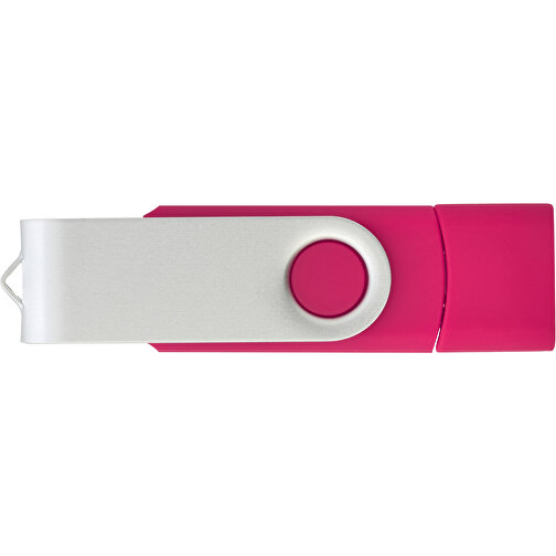 OTG Rotate USB Typ-C Stick , magenta MB , 128 GB , Kunststoff, Aluminium MB , 7,00cm x 1,60cm x 1,00cm (Länge x Höhe x Breite), Bild 5