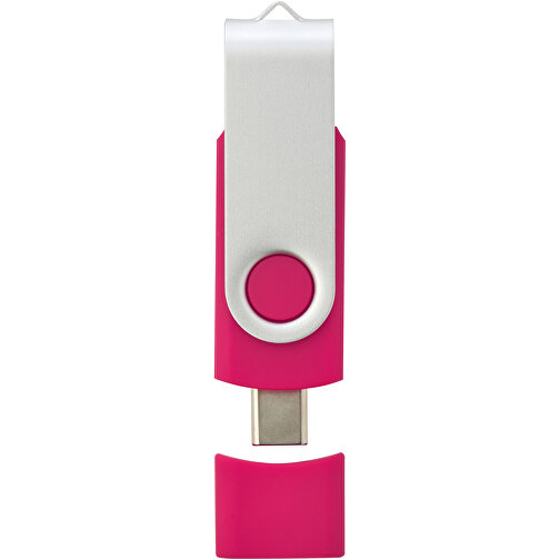 OTG Rotate USB Typ-C Stick , magenta MB , 8 GB , Kunststoff, Aluminium MB , 7,00cm x 1,60cm x 1,00cm (Länge x Höhe x Breite), Bild 6