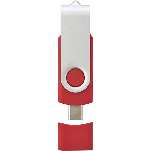 OTG Rotate USB Typ-C Stick , rot MB , 4 GB , Kunststoff, Aluminium MB , 7,00cm x 1,60cm x 1,00cm (Länge x Höhe x Breite), Bild 6