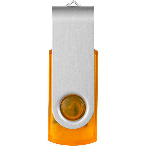 Rotate USB-Stick 3.0 Transparent , orange MB , 65 GB , Kunststoff, Aluminium MB , 5,80cm x 1,90cm x 1,00cm (Länge x Höhe x Breite), Bild 4