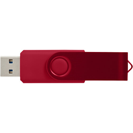 Rotate USB-Stick 3.0 Aus Metall , rot MB , 128 GB , Kunststoff, Aluminium MB , 5,80cm x 1,90cm x 1,00cm (Länge x Höhe x Breite), Bild 3