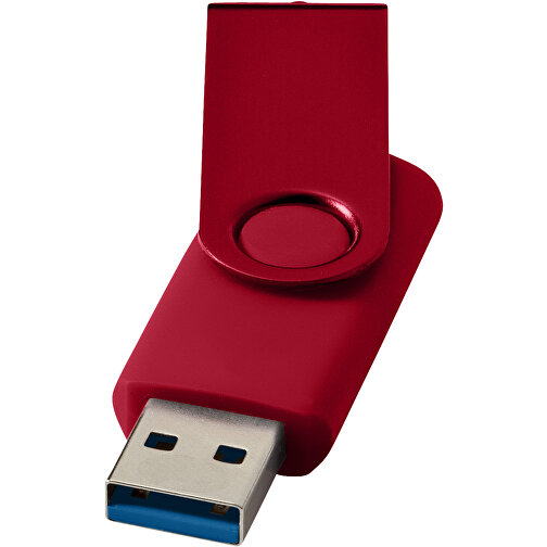 Rotate USB-Stick 3.0 Aus Metall , rot MB , 65 GB , Kunststoff, Aluminium MB , 5,80cm x 1,90cm x 1,00cm (Länge x Höhe x Breite), Bild 1