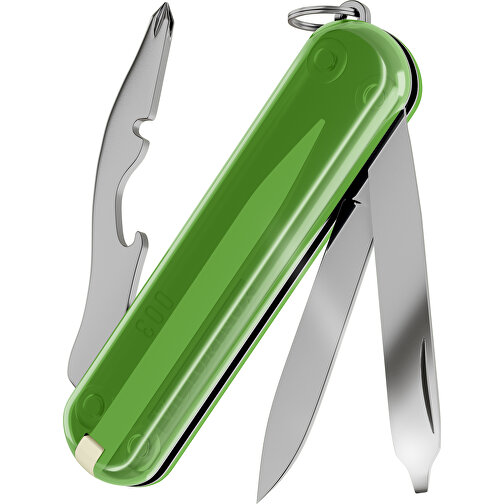 RALLY - Victorinox Schweizer Messer , Victorinox, Green Tea, hochlegierter, rostfreier Stahl, 5,80cm x 0,90cm x 2,00cm (Länge x Höhe x Breite), Bild 2