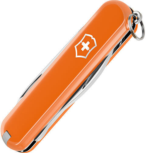 RALLY - Victorinox Schweizer Messer , Victorinox, Mango Tango, hochlegierter, rostfreier Stahl, 5,80cm x 0,90cm x 2,00cm (Länge x Höhe x Breite), Bild 3