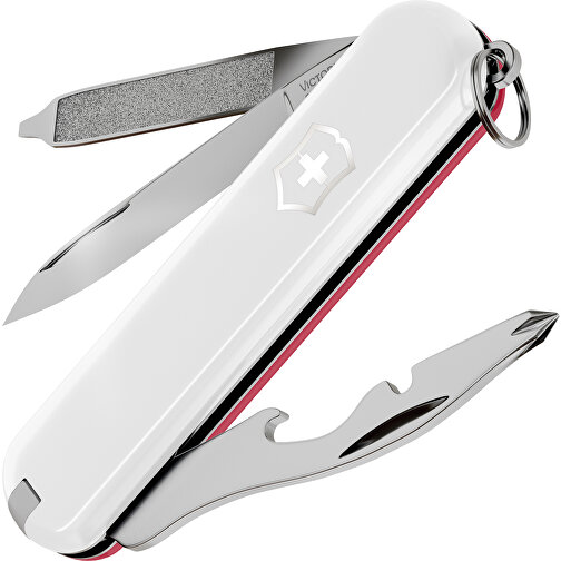 RALLY - Victorinox Schweizer Messer , Victorinox, Falling Snow / Style Icon, hochlegierter, rostfreier Stahl, 5,80cm x 0,90cm x 2,00cm (Länge x Höhe x Breite), Bild 1