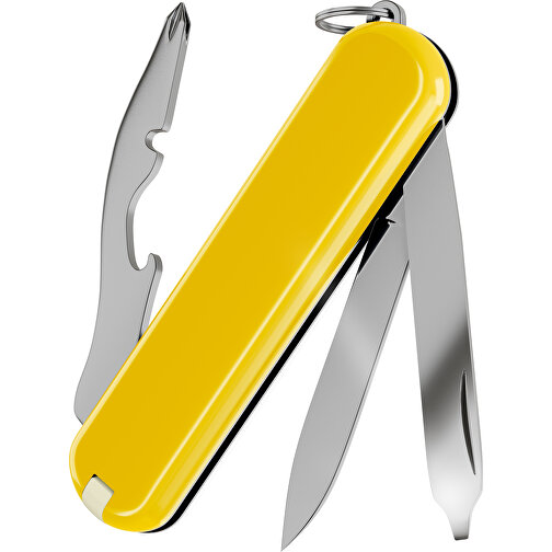 RALLY - Victorinox Schweizer Messer , Victorinox, Falling Snow / Sunny Side, hochlegierter, rostfreier Stahl, 5,80cm x 0,90cm x 2,00cm (Länge x Höhe x Breite), Bild 2