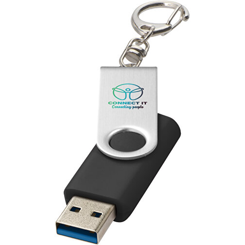 Roterende USB-stick 3.0 med nøglering, Billede 2