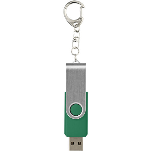 Rotate USB-Stick 3.0 Mit Schlüsselanhänger , grün MB , 65 GB , Kunststoff, Aluminium MB , 5,80cm x 1,90cm x 1,00cm (Länge x Höhe x Breite), Bild 3