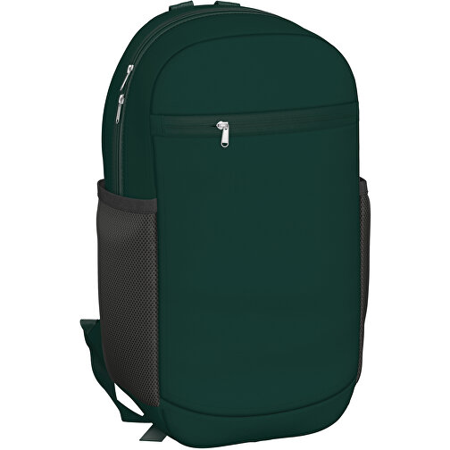 Rucksack Milan , dunkelgrün, Sublimation-fabric 300g, 15,00cm x 40,00cm x 30,00cm (Länge x Höhe x Breite), Bild 1