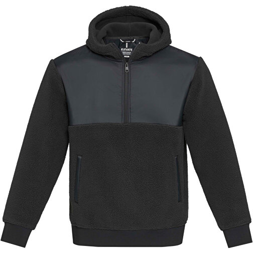 Evans Sherpa Fleecepullover Half-Zip Unisex , schwarz, Sherpa 100% Recyceltes Polyester, XXS, , Bild 3