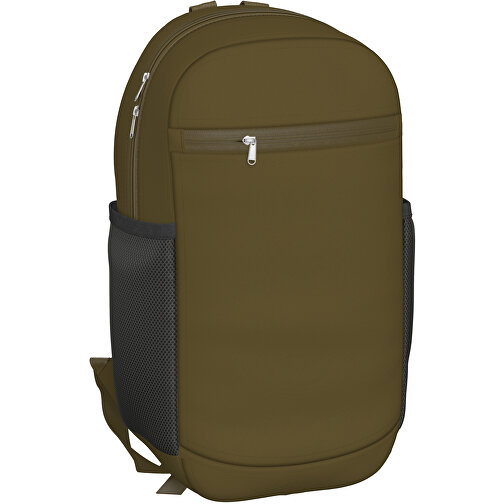 Rucksack Milan , tannengrün, Sublimation-fabric 300g, 15,00cm x 40,00cm x 30,00cm (Länge x Höhe x Breite), Bild 1