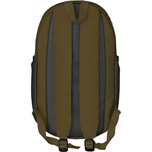 Rucksack Milan , tannengrün, Sublimation-fabric 300g, 15,00cm x 40,00cm x 30,00cm (Länge x Höhe x Breite), Bild 2