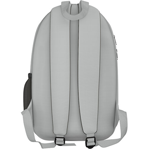 Rucksack Easy , hellgrau, Sublimation-fabric 300g, 15,00cm x 40,00cm x 30,00cm (Länge x Höhe x Breite), Bild 2