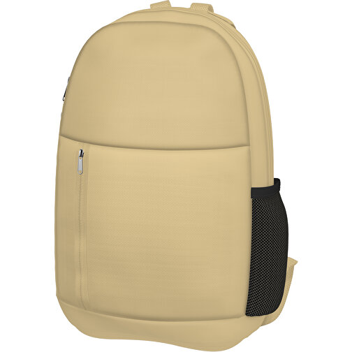 Rucksack Easy , hellbraun, Sublimation-fabric 300g, 15,00cm x 40,00cm x 30,00cm (Länge x Höhe x Breite), Bild 1